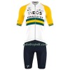 Cykeltøj + Cykelshorts 2023 INEOS Grenadiers Australsk Mesterskab Gul Hvid